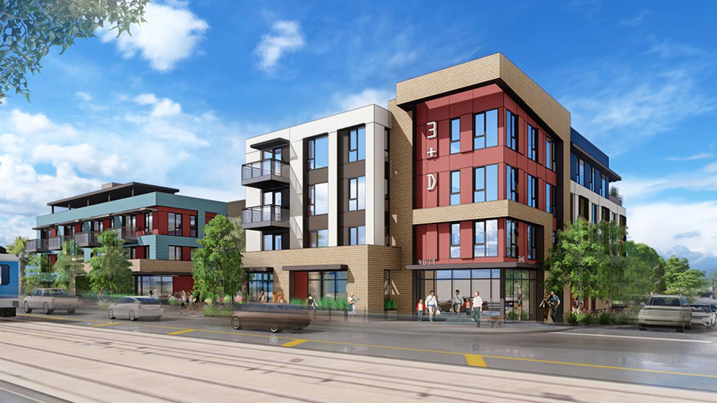 Metro-adjacent affordable housing debuts at 3rd and Dangler